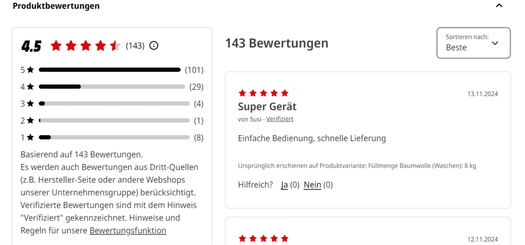 produktbewertungen
